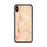 Custom iPhone XS Max Bell Gardens California Map Phone Case in Watercolor