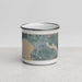 Front View Custom Bellingham Washington Map Enamel Mug in Afternoon