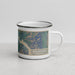 Right View Custom Bellingham Washington Map Enamel Mug in Afternoon