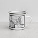 Right View Custom Bellingham Washington Map Enamel Mug in Classic