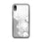 Custom iPhone XR Bellingham Washington Map Phone Case in Classic