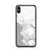 Custom iPhone XS Max Bellingham Washington Map Phone Case in Classic