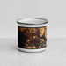 Front View Custom Bellingham Washington Map Enamel Mug in Ember