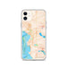 Custom iPhone 11 Bellingham Washington Map Phone Case in Watercolor