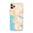 Custom iPhone 11 Pro Max Bellingham Washington Map Phone Case in Watercolor