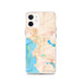 Custom iPhone 12 Bellingham Washington Map Phone Case in Watercolor