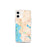 Custom iPhone 12 mini Bellingham Washington Map Phone Case in Watercolor