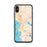 Custom iPhone X/XS Bellingham Washington Map Phone Case in Watercolor