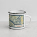 Right View Custom Bellingham Washington Map Enamel Mug in Woodblock