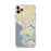 Custom iPhone 11 Pro Max Bellingham Washington Map Phone Case in Woodblock