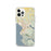 Custom iPhone 12 Pro Bellingham Washington Map Phone Case in Woodblock