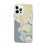 Custom iPhone 12 Pro Max Bellingham Washington Map Phone Case in Woodblock