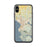 Custom iPhone X/XS Bellingham Washington Map Phone Case in Woodblock