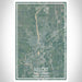 Beloit Wisconsin Map Print Portrait Orientation in Afternoon Style With Shaded Background