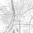 Beloit Wisconsin Map Print in Classic Style Zoomed In Close Up Showing Details