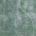 Belton Missouri Map Print in Afternoon Style Zoomed In Close Up Showing Details