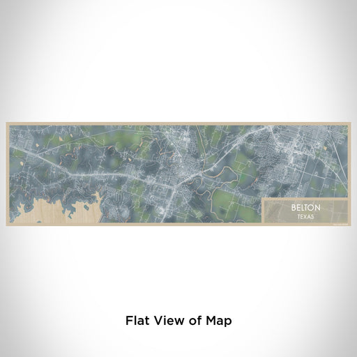 Flat View of Map Custom Belton Texas Map Enamel Mug in Afternoon