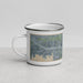 Left View Custom Belton Texas Map Enamel Mug in Afternoon
