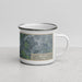 Right View Custom Belton Texas Map Enamel Mug in Afternoon