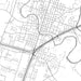 Belton Texas Map Print in Classic Style Zoomed In Close Up Showing Details
