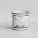 Left View Custom Belton Texas Map Enamel Mug in Classic