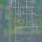 Belview Minnesota Map Print in Afternoon Style Zoomed In Close Up Showing Details