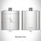 Rendered View of Belview Minnesota Map Engraving on 6oz Stainless Steel Flask