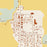 Belview Minnesota Map Print in Woodblock Style Zoomed In Close Up Showing Details