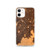 Custom Bend Oregon Map iPhone 12 Phone Case in Ember
