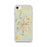 Custom Bend Oregon Map iPhone SE Phone Case in Woodblock