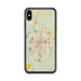 Custom Bend Oregon Map Phone Case in Woodblock