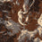 Bennett Peak Colorado Map Print in Ember Style Zoomed In Close Up Showing Details
