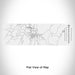 Rendered View of Bennington Vermont Map Engraving on 10oz Stainless Steel Insulated Cup with Sliding Lid in White