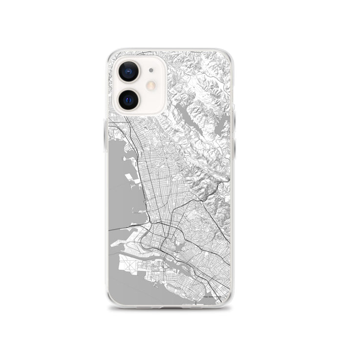 Custom Berkeley California Map iPhone 12 Phone Case in Classic