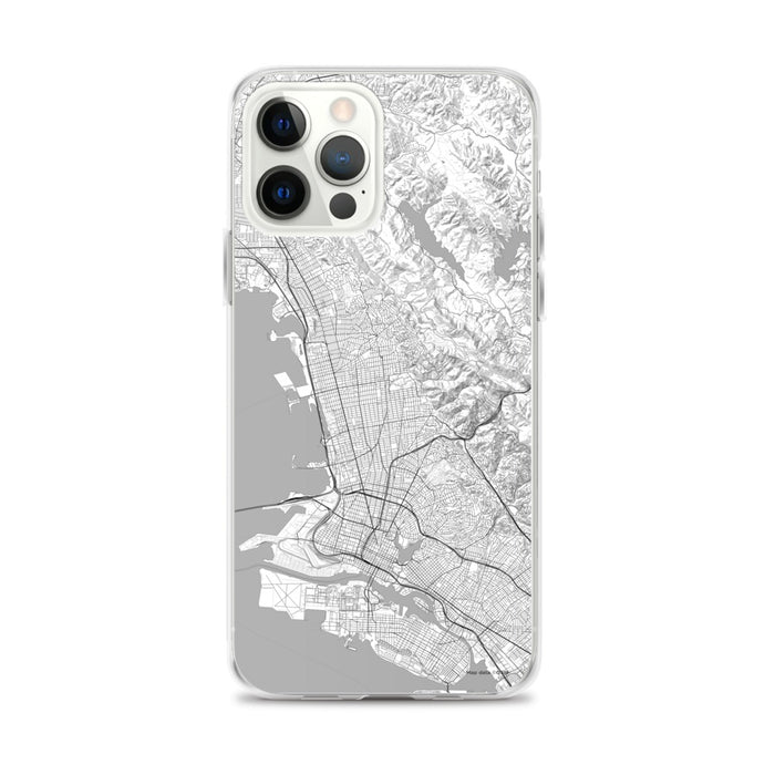 Custom Berkeley California Map iPhone 12 Pro Max Phone Case in Classic