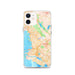 Custom Berkeley California Map iPhone 12 Phone Case in Watercolor