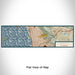 Flat View of Map Custom Berkeley California Map Enamel Mug in Woodblock