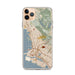 Custom Berkeley California Map Phone Case in Woodblock