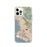 Custom Berkeley California Map iPhone 12 Pro Phone Case in Woodblock