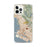 Custom Berkeley California Map iPhone 12 Pro Max Phone Case in Woodblock