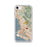 Custom Berkeley California Map iPhone SE Phone Case in Woodblock
