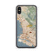Custom Berkeley California Map Phone Case in Woodblock