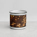 Front View Custom Bethlehem Pennsylvania Map Enamel Mug in Ember