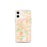 Custom Bethlehem Pennsylvania Map iPhone 12 mini Phone Case in Watercolor