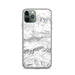 Custom Big Bear Lake California Map Phone Case in Classic