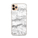 Custom Big Bear Lake California Map Phone Case in Classic