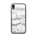 Custom Big Bear Lake California Map Phone Case in Classic