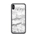 Custom Big Bear Lake California Map Phone Case in Classic