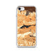 Custom Big Bear Lake California Map Phone Case in Ember