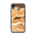 Custom Big Bear Lake California Map Phone Case in Ember